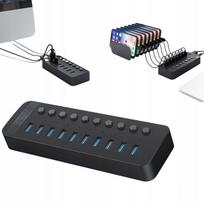 USB šakotuvas ORICO 10-in-1, 10x USB-A 3.0