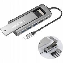 USB-C hubas Anker A8385, 6 jungtys, 4K vaizdas, MacBook, 100W