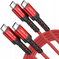 USB C laidas JSAUX, 100W, 5A, 2 m, pintas, iPhone, Samsung, iPad