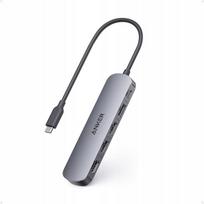 Adapteris Anker 5in1 USB-C – 4K HDMI, USB-C 100W PD, 1 x USB 3.0, 2 x USB
