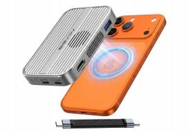 SSD adapteris ACASIS NVMe M.2 su USB-C, HDMI, 10Gb/s, magnetinis dokas