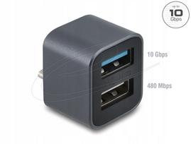 USB šakotuvas Delock 64359, USB-C į USB-A, 10Gb/s + USB 2.0