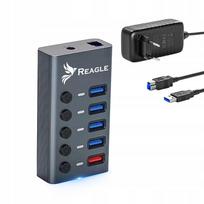 USB šakotuvas PRO, 4 USB-A lizdai, 3.1, iki 36W