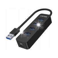 USB šakotuvas Unitek, 4 USB 3.1 lizdai, aktyvus, 10 W