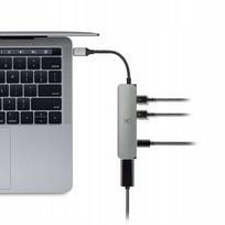 USB-C HDMI hubas XTORM Worx, 4 jungtys, suderinamas su MacBook, Samsung, Dell, Asus, Lenovo
