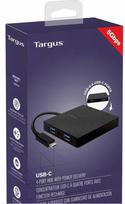USB-C šakotuvas Targus ACH924EU, 3x USB-A, 1x USB-C, 3.2 Gen.1, 5Gb/s