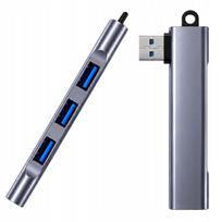 USB šakotuvas, 4 jungtys, USB-A, USB 3.0/2.0