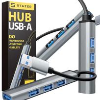 USB šakotuvas SPLITTER SUPER SLIM, 1x USB-A 3.0, 3x USB-A 2.0