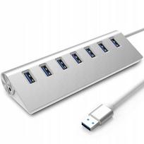USB šakotuvas, aktyvus, 7x USB 3.0, greitas įkrovimas