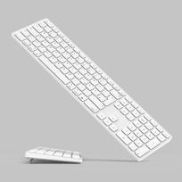Belaidė klaviatūra Yivandi Mac, QWERTZ, įkraunama