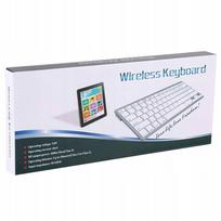 Belaidė balta „Bluetooth“ klaviatūra Mac, AZERTY