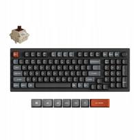 Belaidė mechaninė klaviatūra Keychron V5 Ultra 8K, rudi POM jungikliai
