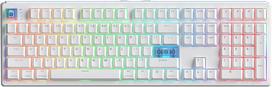 Belaidė žaidimų klaviatūra GAMING 108 klavišų, RGB 8K HALLA