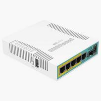 Maršrutizatorius MikroTik hEX PoE RB960PGS, gigabitinis, namų tinklui