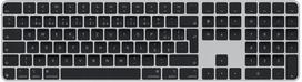 Belaidė klaviatūra Apple Magic Keyboard su Touch ID ir skaitine klaviatūra, juodos klavišai, CZ