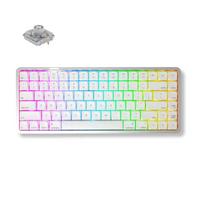 Belaidė žemo profilio mechaninė klaviatūra Akko Cloud White Air 01