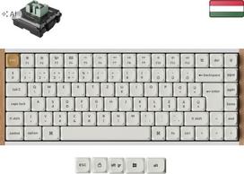 Mechaninė klaviatūra Keychron K3 HE, HU išdėstymas, ultragreiti Lime Magnetic jungikliai, balta