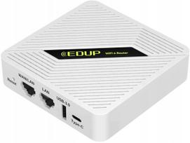 Belaidis dviejų juostų „WiFi 6“ maršrutizatorius EDUP AX1800, 1800Mb/s, LAN, suderinamas su Starlink