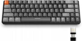 Mechaninė klaviatūra 60%, Bluetooth, 2.4GHz, 68 nuimami mygtukai