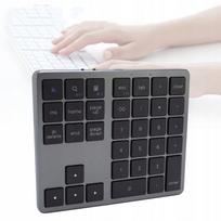 Belaidė „Bluetooth“ skaičių klaviatūra, pilka, tyli