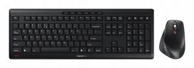 Klaviatūra CHERRY STREAM Desktop Comfort, juoda, US-Intl, su euro simboliu