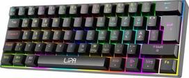 Belaidė žaidimų klaviatūra Lipa X23, juoda, RGB apšvietimas, trys veikimo režimai