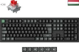 Mechaninė klaviatūra Keychron K10 Ultra 8K Apex Red, juoda, HU išdėstymas