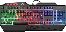 Žaidimų klaviatūra Rii su RGB LED apšvietimu ir anti-ghosting funkcija