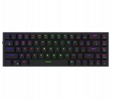 Belaidė mechaninė klaviatūra Aqirys AQI-GA-KB-8, Gateron Red, juoda