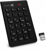 Belaidė skaičių klaviatūra CONNECT IT NumCALC, juoda
