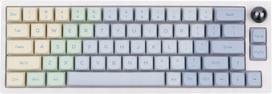 Mechaninė žaidimų klaviatūra EPOMAKER TH66 PRO, keičiami jungikliai, RGB, trys veikimo režimai