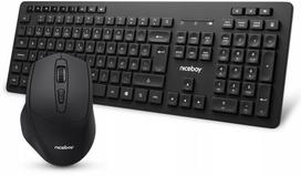 Klaviatūros ir pelės komplektas Niceboy Office MK10 Comfort