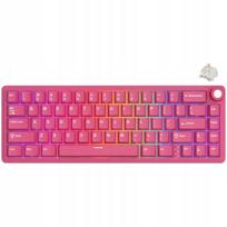 Žaidimų klaviatūra ROYAL KLUDGE R65, Berry Red, Beige jungikliai