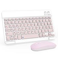 Belaidė AZERTY klaviatūra su „Bluetooth“ pele