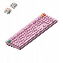 Belaidė mechaninė klaviatūra NuPhy Node 100, aukštas profilis, Blush Max