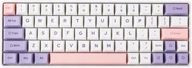 Mechaninė klaviatūra Epomaker EP64, 60%, raudonieji jungikliai, RGB apšvietimas