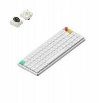 Belaidė mechaninė klaviatūra NuPhy Air65 V3, Nova White, Brown nano