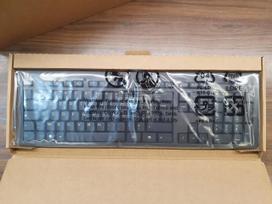 Laidinė klaviatūra HP 125, USB, prancūziška, su lipdukais