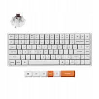 Belaidė mechaninė klaviatūra Keychron K2 Max QMK, 75%, balta, K2M-Q3