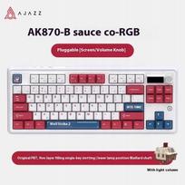 Belaidė mechaninė klaviatūra Ajazz AK870 Pro, trijų režimų