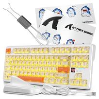 Mechaninė klaviatūra Attack Shark X87 Ultra RGB, 8000Hz, Hot-Swap, Bluetooth, 2,4GHz