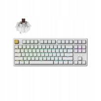 Belaidė mechaninė klaviatūra Keychron J4, RGB apšvietimas, Hot-Swap, balta