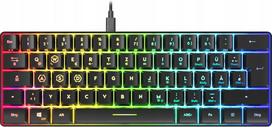 Mechaninė klaviatūra LetooS Pro, RGB apšvietimas, vokiška QWERTZ išdėstymas