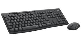 Belaidė klaviatūra ir pelė Logitech MK295 Silent su SilentTouch technologija