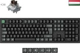 Mechaninė klaviatūra Keychron K10 Ultra 8K, Apex Brown, juoda, vengrų išdėstymas