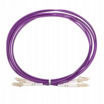 Optinis kabelis Extralink LC/UPC-LC/UPC, daugiarežimis, OM4, duplex, 3 mm, 2 m