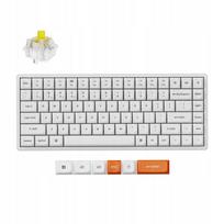 Belaidė mechaninė klaviatūra Keychron K2 Max QMK, balta, 75%, K2M-Q4