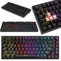 Belaidė mechaninė žaidimų klaviatūra 60 % GateronYellow PRO, juoda