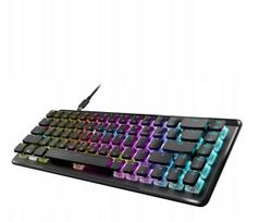 Klaviatūra Roccat Vulcan II MINI AIR AIMO, juoda, RGB, Titan II Red, aliuminis