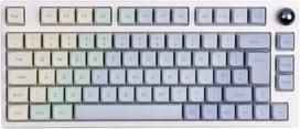 Mechaninė klaviatūra TH80 PRO Monet ISO UK, RGB apšvietimas, belaidė, geltoni jungikliai, QWERTY
